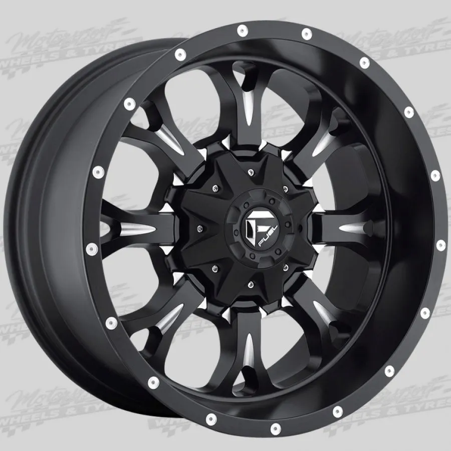 FUEL KRANK 17X9 6/139.7 20P MATT BLACK