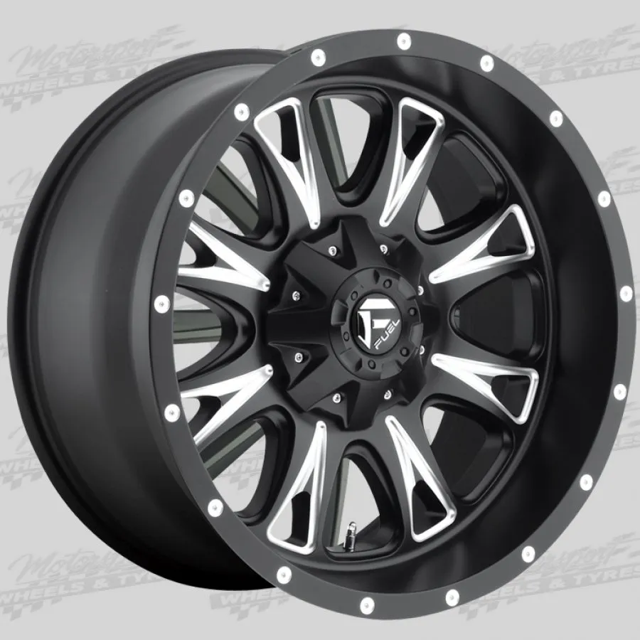 FUEL THROTTLE 18X9 5/139.7 - 5/150 20P MATT BLACK