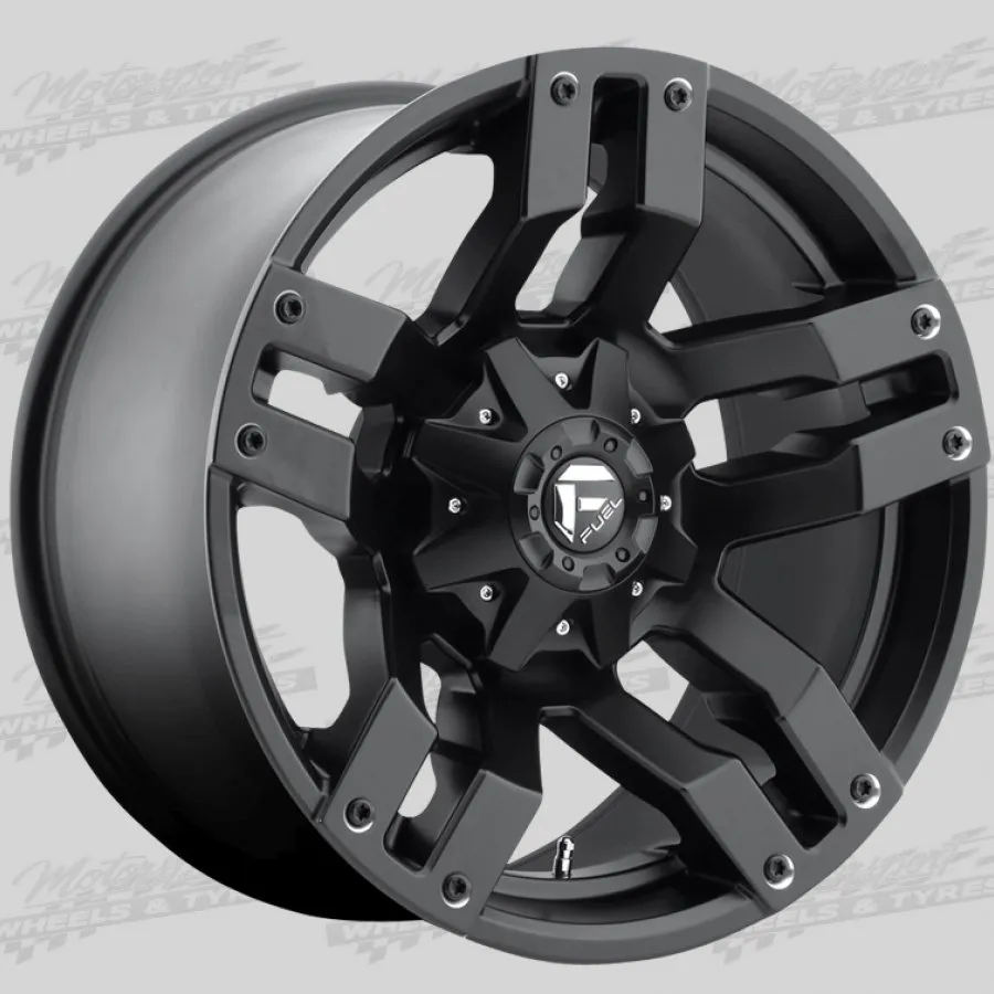 FUEL PUMP 20X9 6/139.7 20P MATTE BLACK 106.4