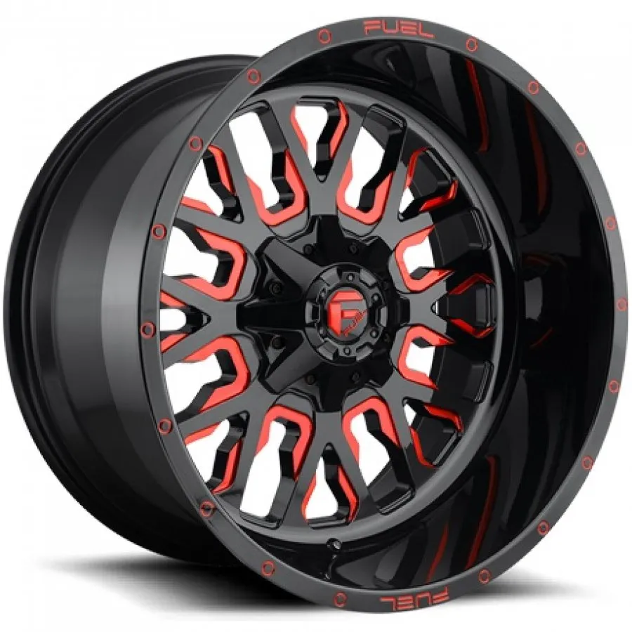 FUEL STROKE 20X9 12H 6/135 6/139.7 20P GLOSS MILLED RED (NLQ) 106.3