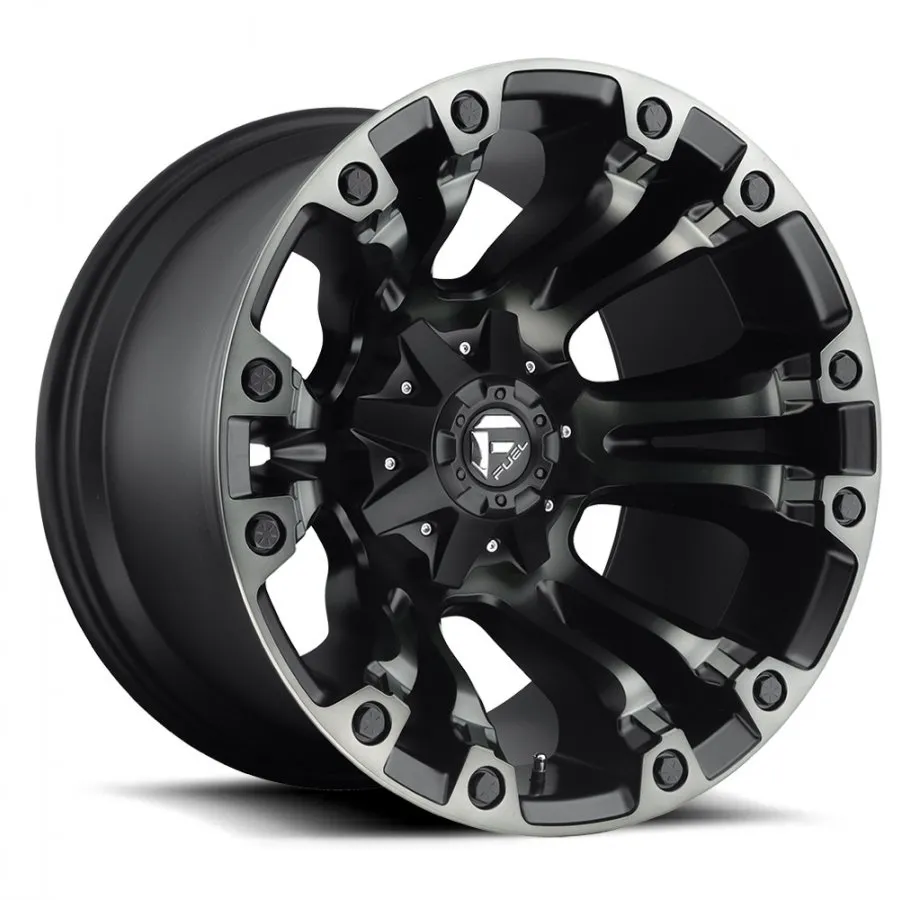 FUEL VAPOR 17X9 6/139.7 1P Matte BLACK MACHINED