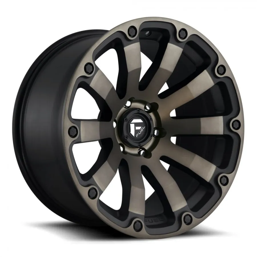 FUEL DIESEL 20X9 6/139.7 20P MATTE BLACK DARK TINT 108