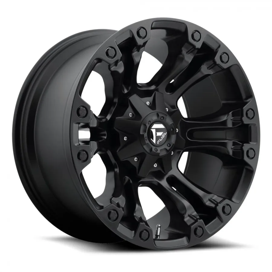 FUEL VAPOR 18X8 6/139.7 35P MATTE BLACK 106.1