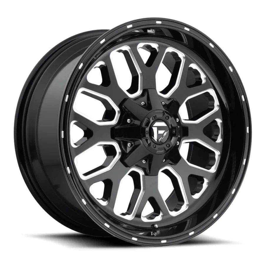 FUEL TITAN 20X9 12H 6/135 6/139.7 20P BLACK MILLED (NB) 106.4