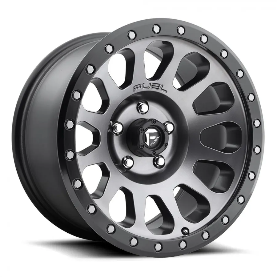 FUEL VECTOR 18X9 5/150 0P MATTE GUNMETAL BLK BEAD RING