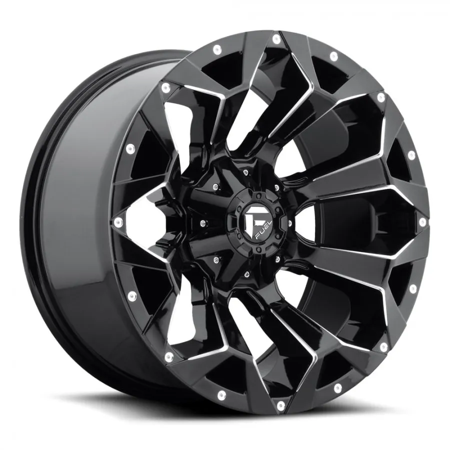 FUEL ASSAULT 20X10 5/139.7 18N GLOSS BLACK MILLED