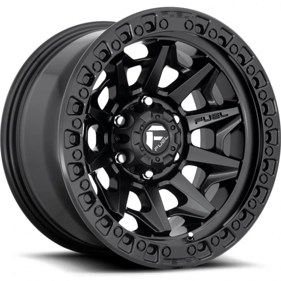 FUEL COVERT 17X9 5/127 1P MATTE BLACK