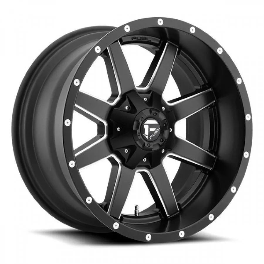 FUEL MAVERICK 17X9 6/139.7 20P MATTE BLACK/MILLED SPOKE