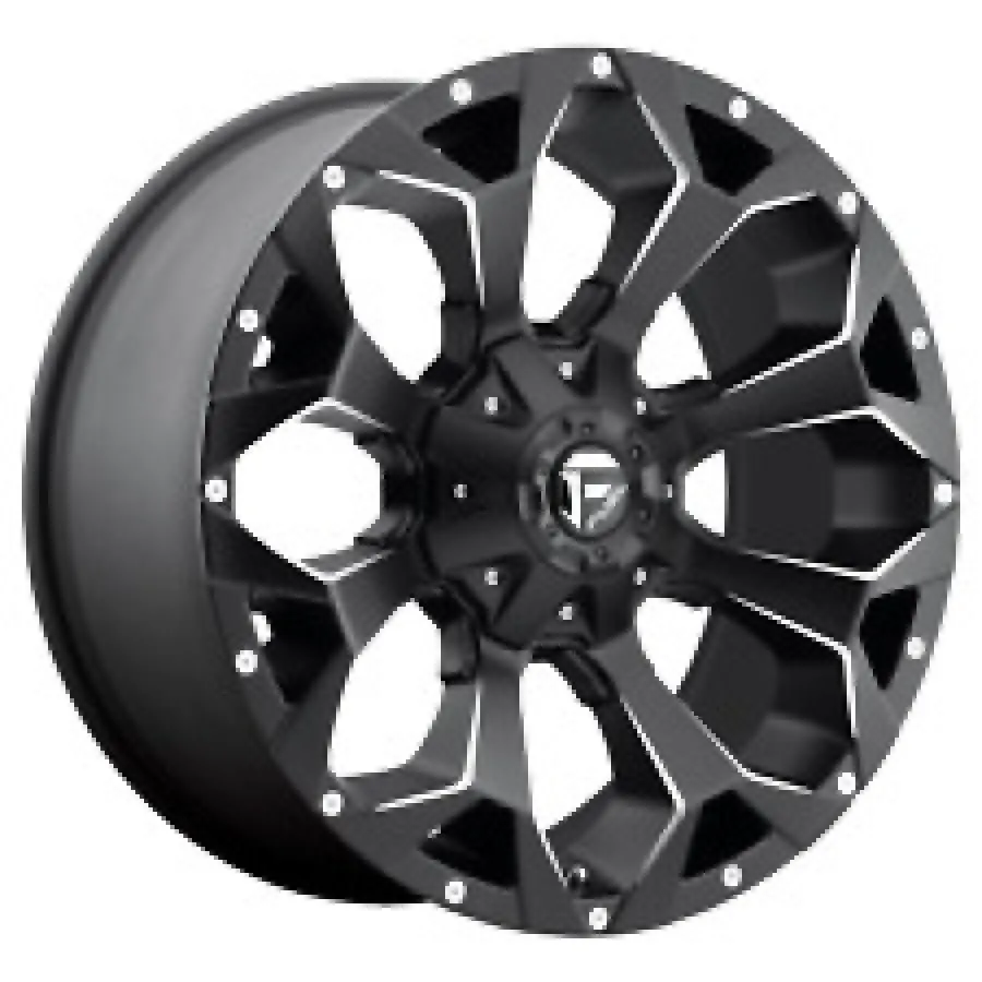 FUEL ASSAULT 20X9 6/139.7 19P BLACK MILLED